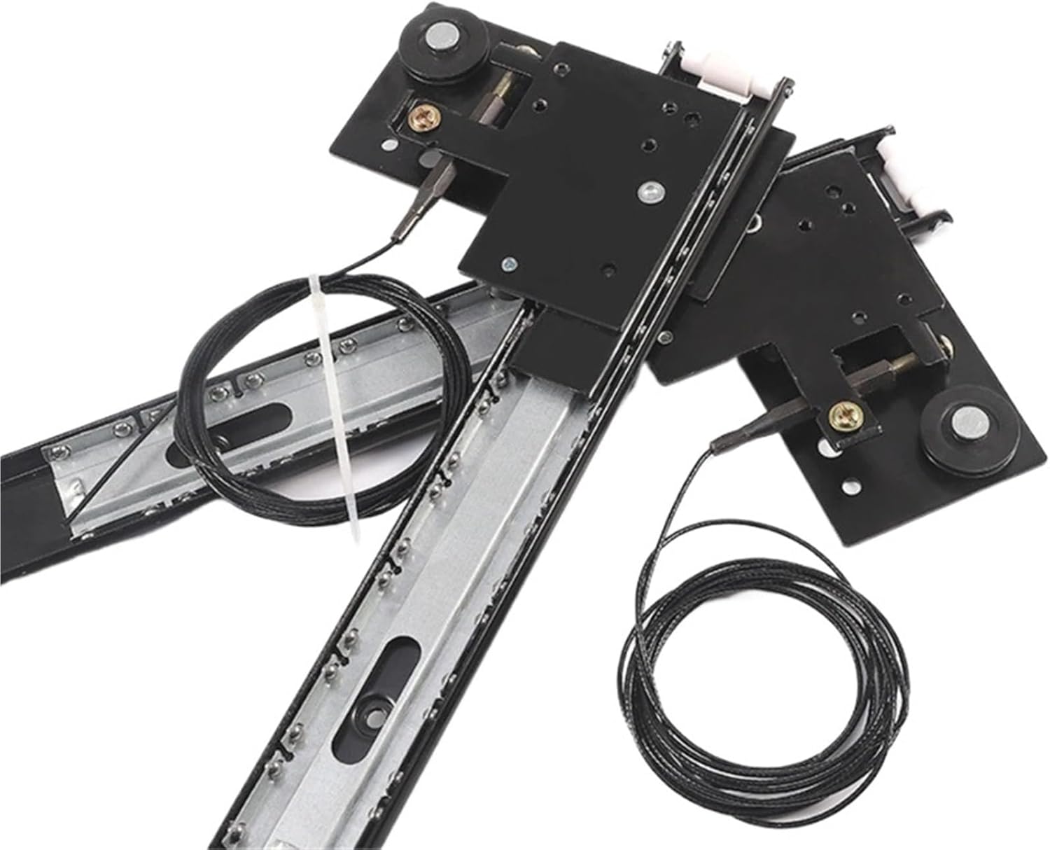 Full-Extension Drawer Slides Concealed Furniture Pocket Door Sliding Cabinet Drawer Slides(18inch)