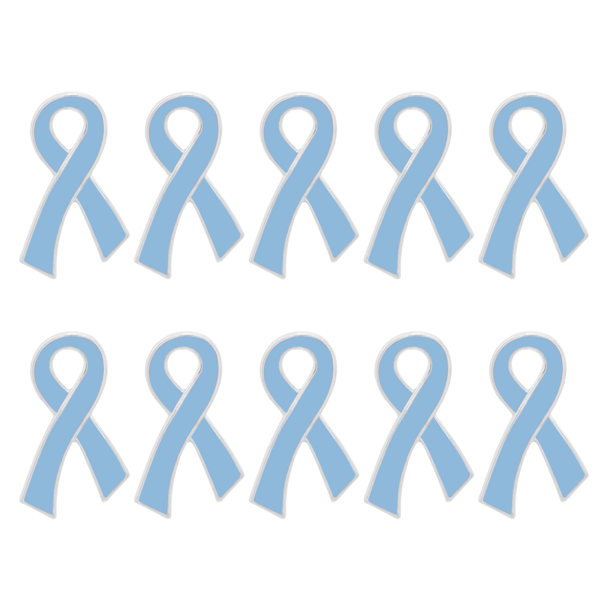 Ribbon Pins 1/5/25/100 for Cancer &amp; Disease Awareness - Various Causes - Bulk Quantities Available for Support Groups and Fundraising