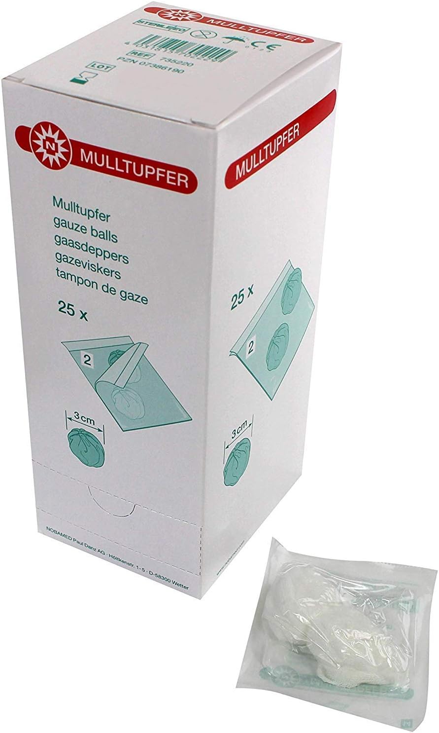 50 sterile Gauze Swab 25 Set's a 2 Pcs sterile