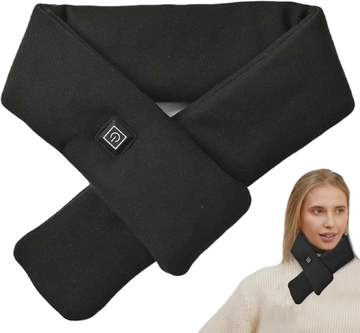 Heated Neck Wrap Cordless Heated Scarf Portable Electric Neck Warmer