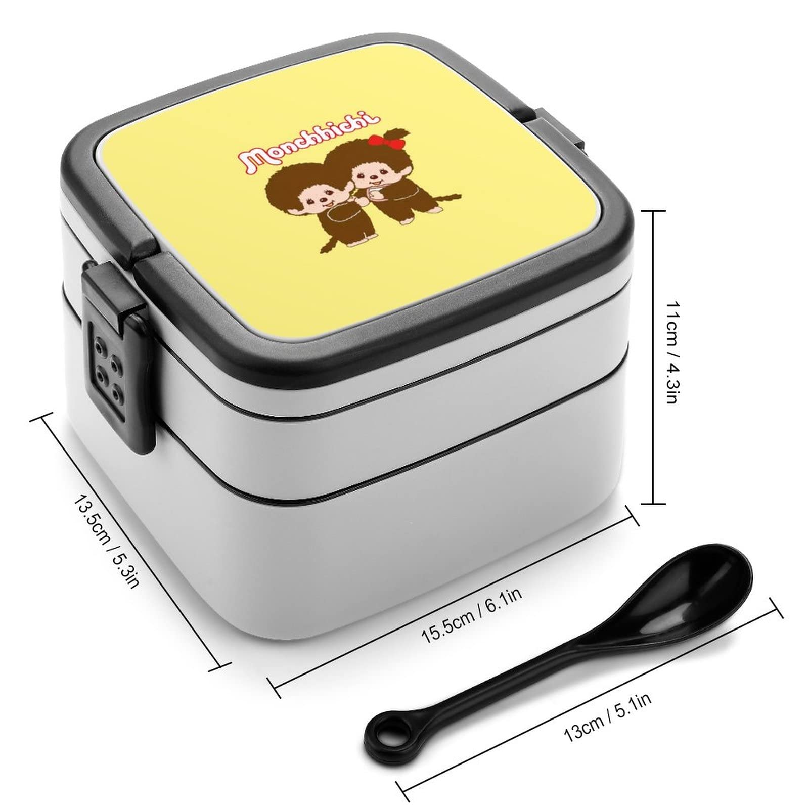 Amazon | モンチッチ 弁当箱 ランチボックス 二段 抗菌 お弁当箱 べん 