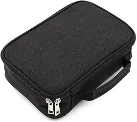 Estojo BOX escolar de grande capacidade armazenamento 100 Pens Impermeável (Preto)