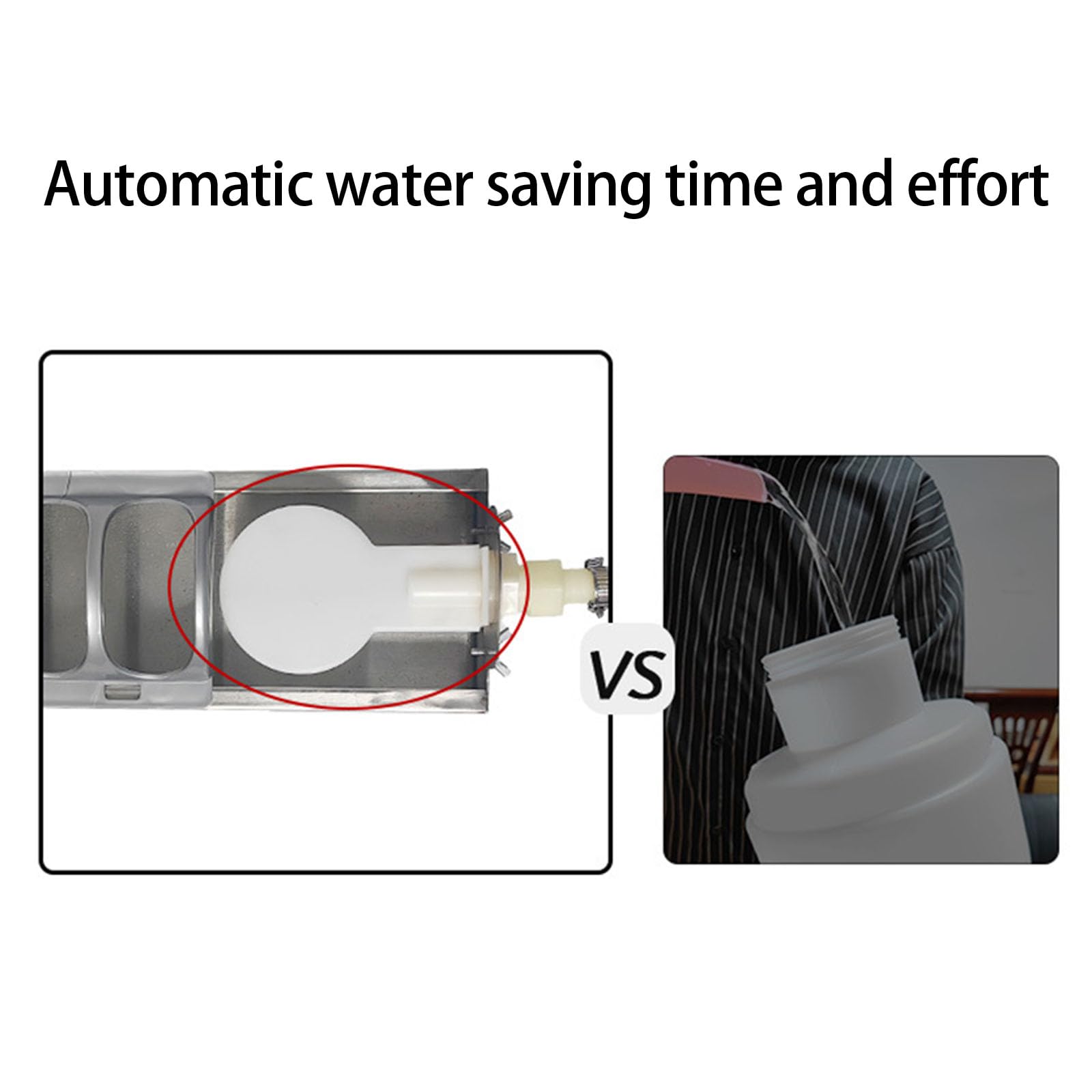 Automatischer Hühnerwasserspender aus Edelstahl für Geflügel, langlebig, leicht zu reinigen, perfekt für den oder Bauernhofgebrauch, automatischer Hühnerwasserspender