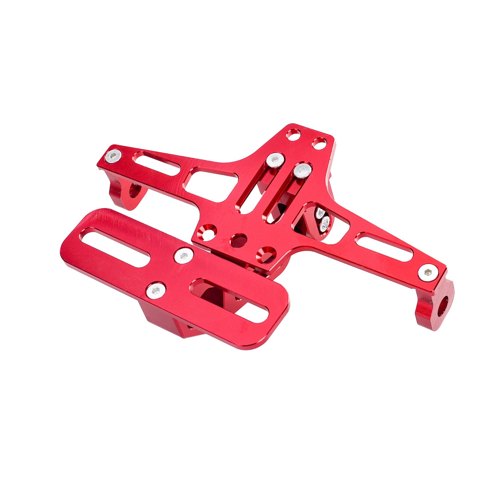 MYRFCSA Motorcycle License Plate Bracket, for Piaggio NRG 50 2023 Adjustable Holder Motorcycle Centre Mount License Plate Bracket,G