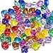 FUNLAVIE Gemmes Coulorées en Cristal Diamant Acrylique Trésor de Pirate Gemmes Remplissage du Vase Mariage Décoration de Table à Saupoudrer Cristaux/Diamants/Confettis