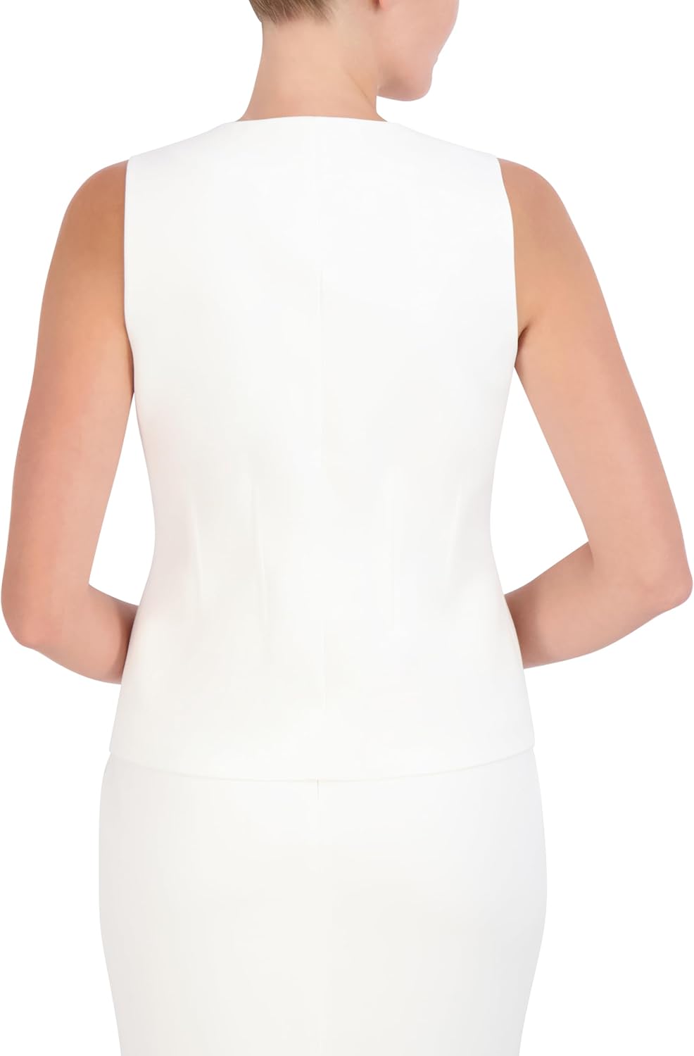 BCBGMAXAZRIA Women's Sleeveless V Neck Vest