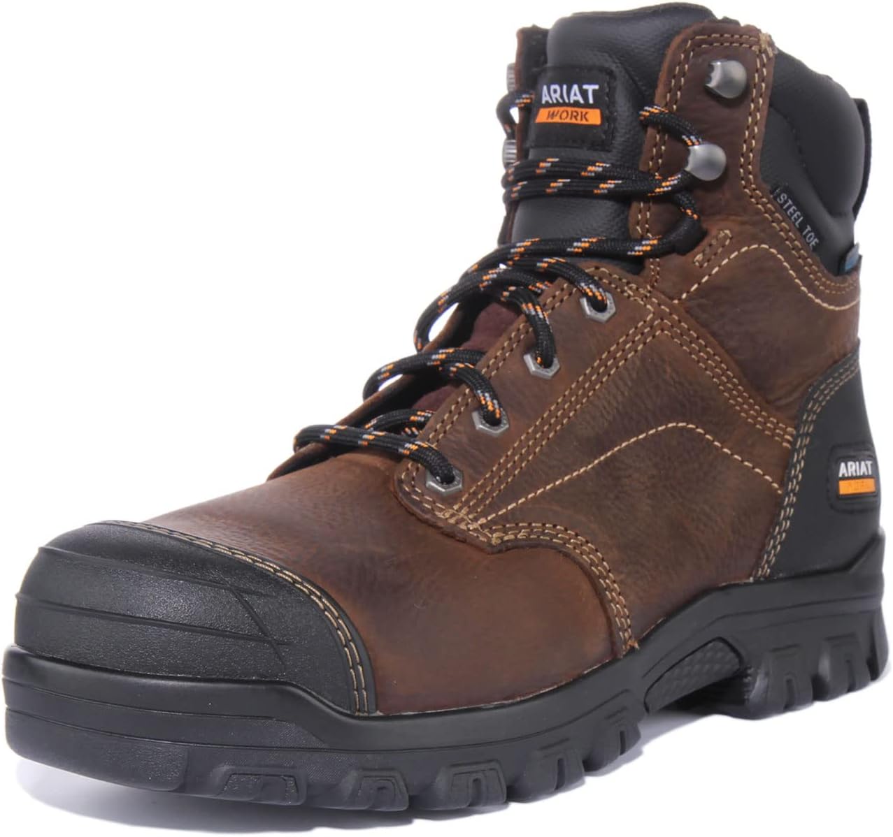 ARIAT womens Treadfast 6" Waterproof Steel Toe Work Boot - Image 6