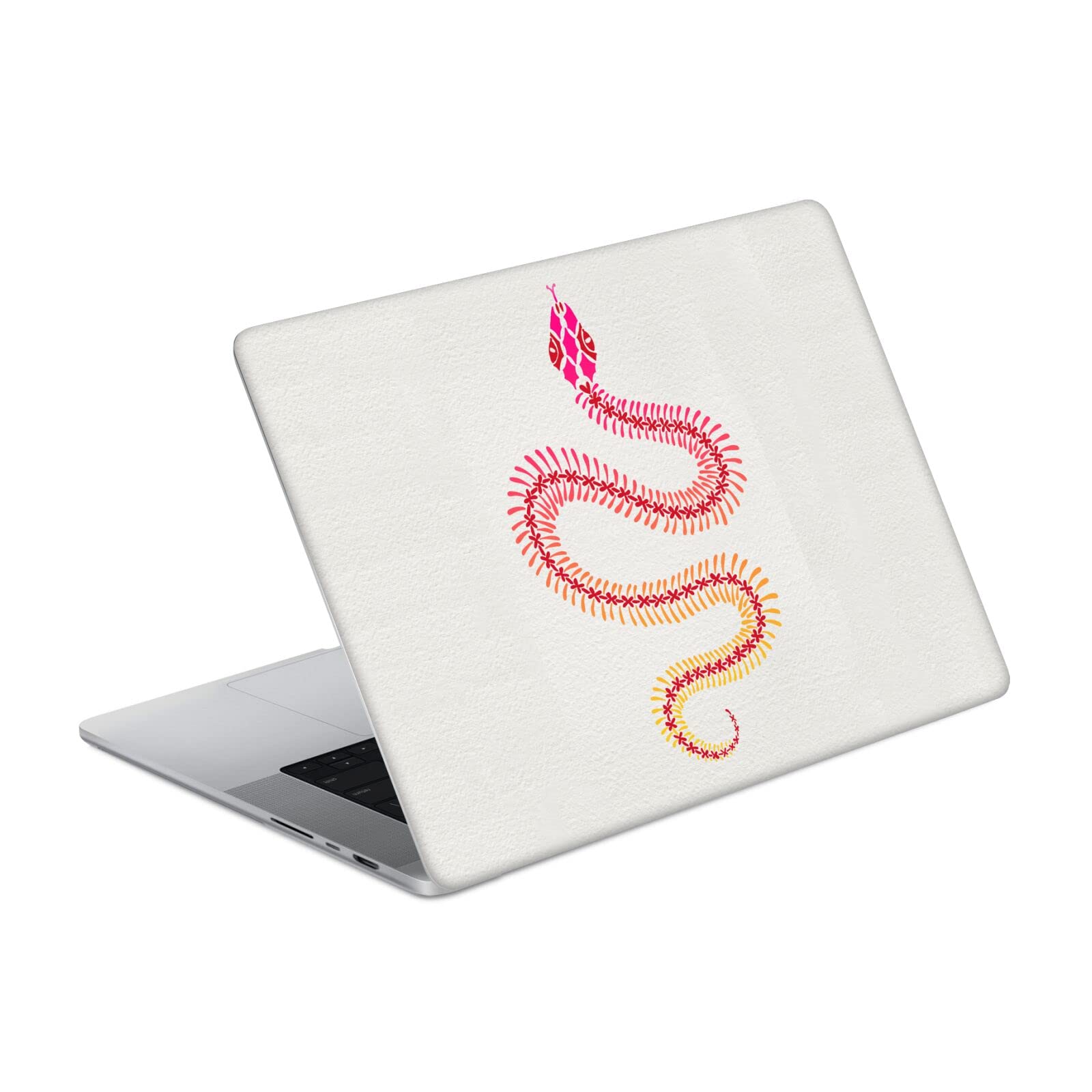 Autocollant Peau MacBook Pro 16 A2485 Serpent Rose Cat Coquillette