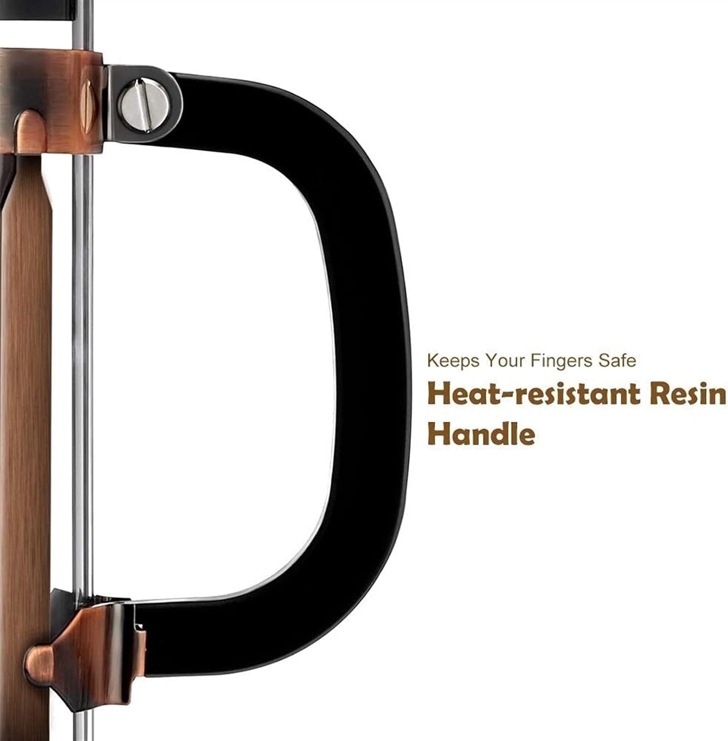 French Press Coffee Maker (34 oz), 304 Stainless Steel Coffee Press, Durable Easy Clean Heat Resistant Borosilicate Glass - 100% BPA Free, Copper