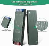 URAQT 24V LED Driver 200W LED Transformer, 220V to 24V Power Transformer, AC 220V to DC 24 Volt 8.33A Compact Ultra-Thin Constant Voltage Low Voltage Transformers for Strip Lights Garden Light - 6