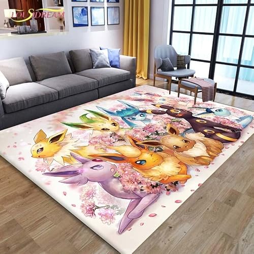 SHENGMEI Flurteppich 3D-Druck Anime Cartoon 3D, Weicher Shaggy-Raumteppich, Dekoration, Kinderzimmer, Weicher Und Dicker Flanell/L9832 140X200Cm Cover
