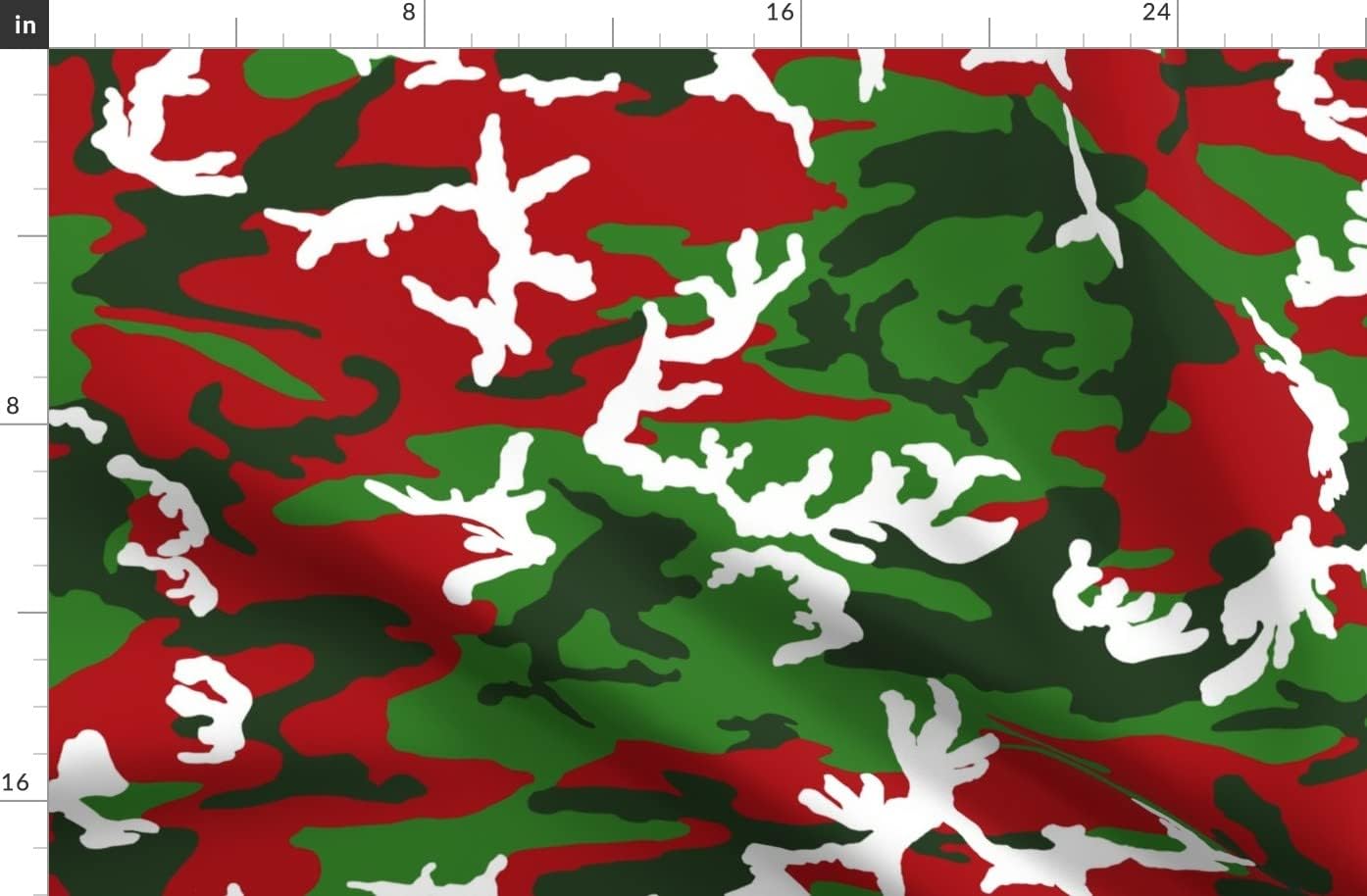 Spoonflower Fabric - Christmas Woodland Camo Holiday Camouflage Country Printed on Organic Cotton Sateen Fabric by The Yard - Sewing Quilting Apparel Home Decor