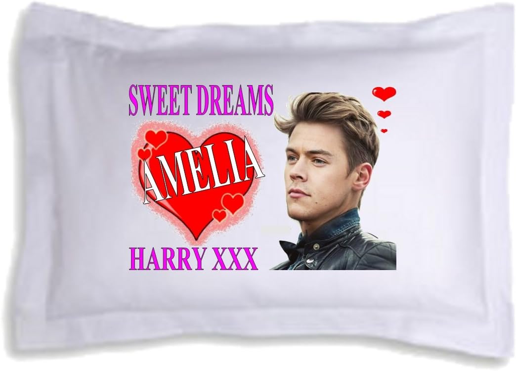 Personalised Harry Styles 1 Pillow case Great Birthday