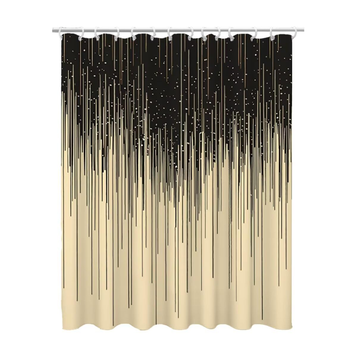 Rideau de douche 180x180 lesté fini le tissu qui colle et l'eau qui coule au sol