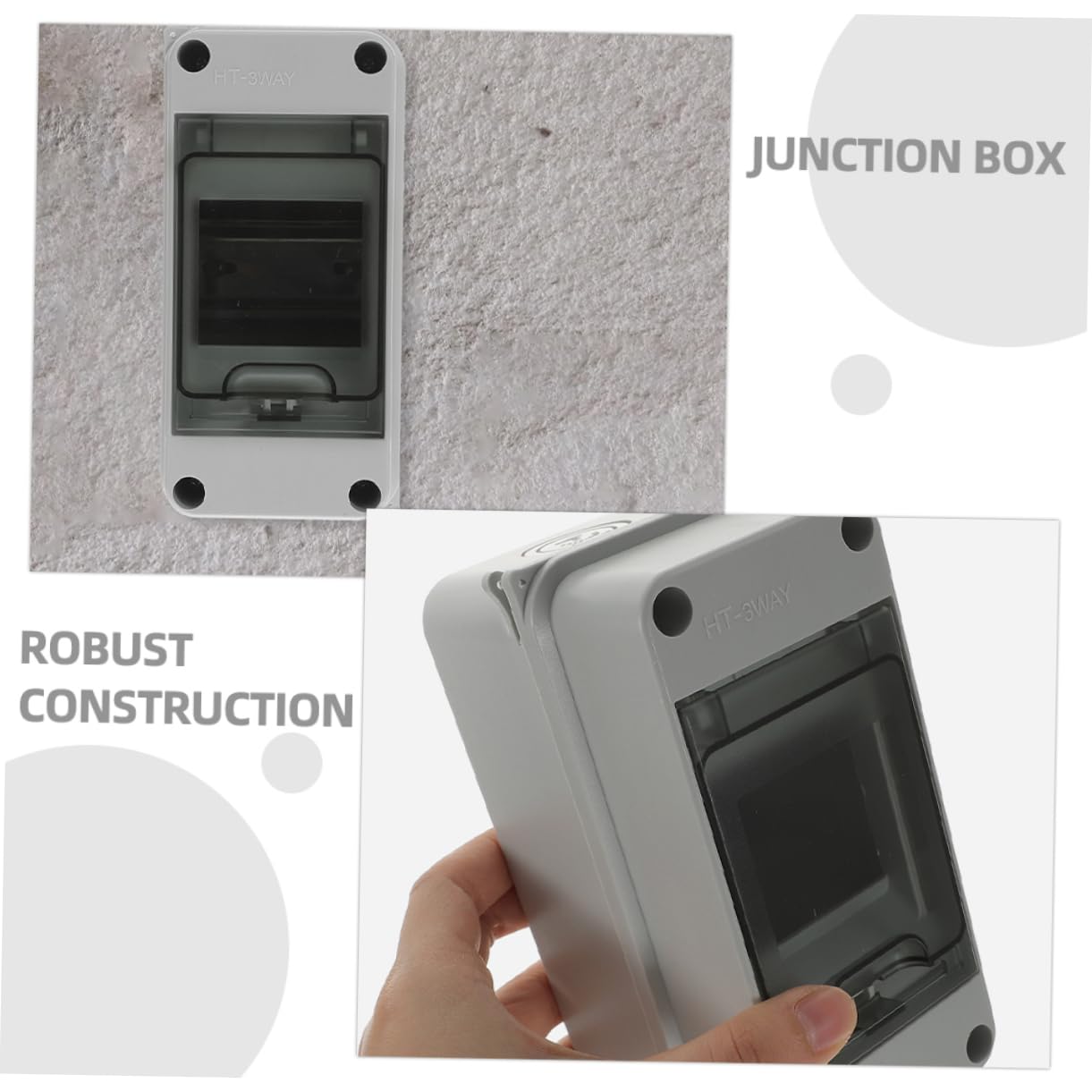 Cabilock 2 series Caja De Protección De Distribución Cajas Eléctricas Resistentes A La Intemperie Cajas De Distribución De Energía Cajas Eléctricas Resistentes A La Intemperie 2 piezas*2