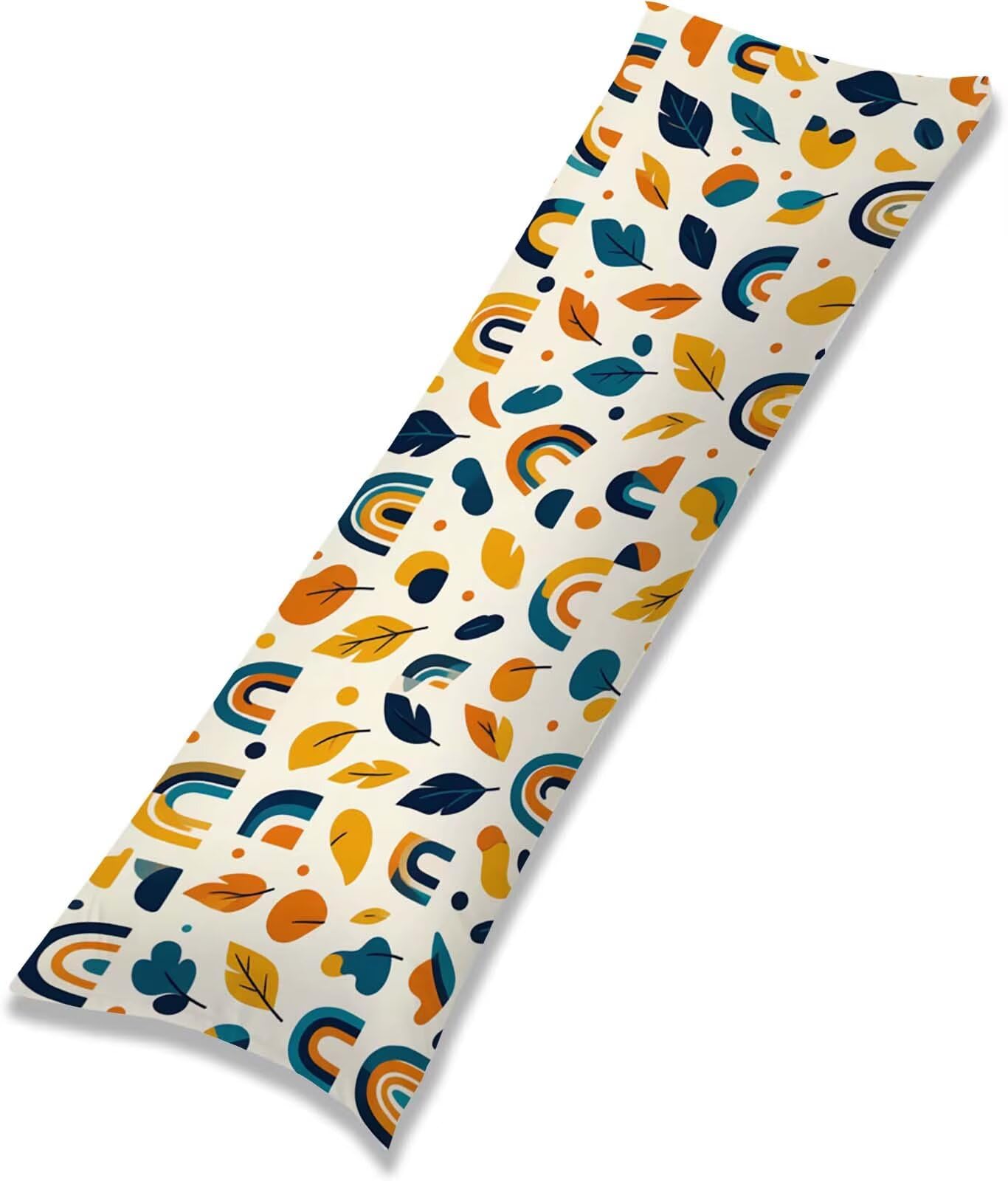 Colore-14 Federe Cuscino Letto 55 x 160 cm, Cuscini per Divano Lino,