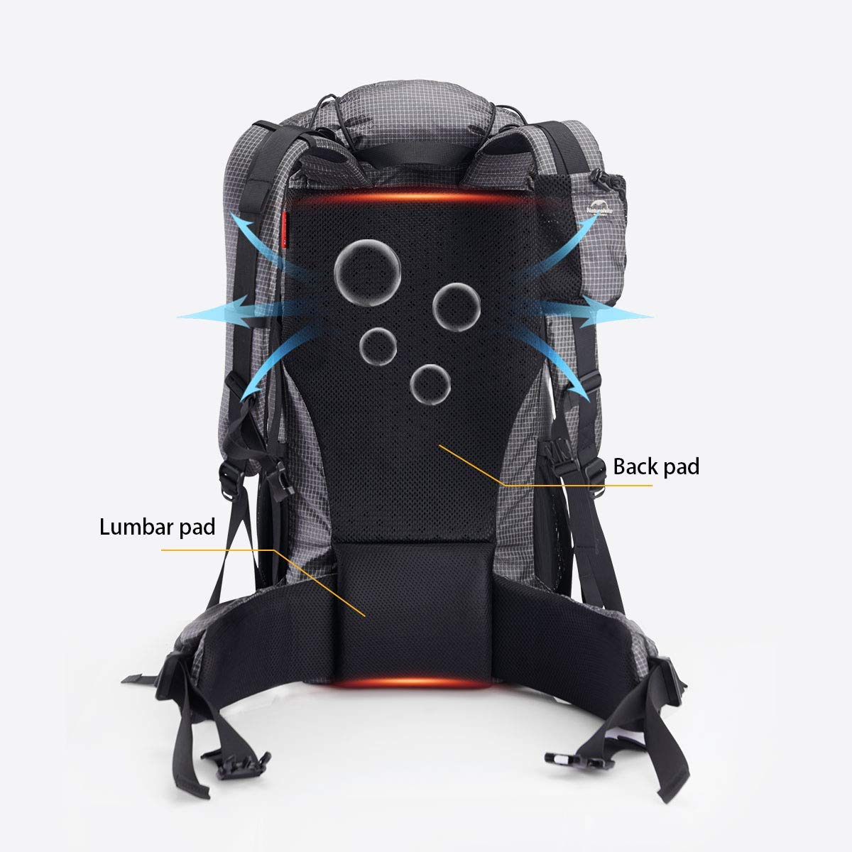 Naturehike Rock 60/40 + 5L Wewnętrzna Rama Plecak Turystyczny na Zewnątrz Camping Plecak Podróżny