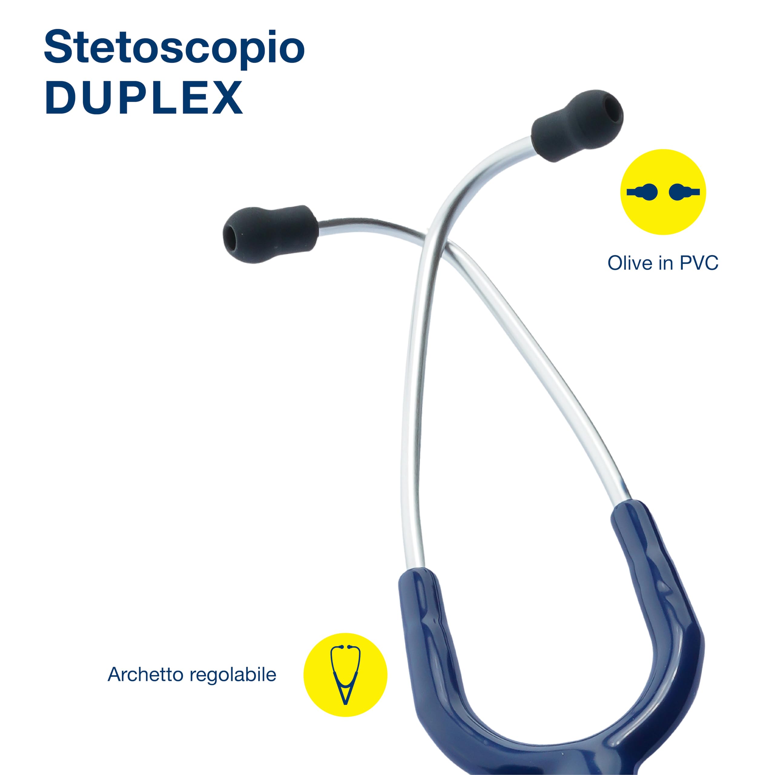 Riester 4031-03 duplex Stethoskop, Aluminium, verkaufsfördernder Verpackung, Blau
