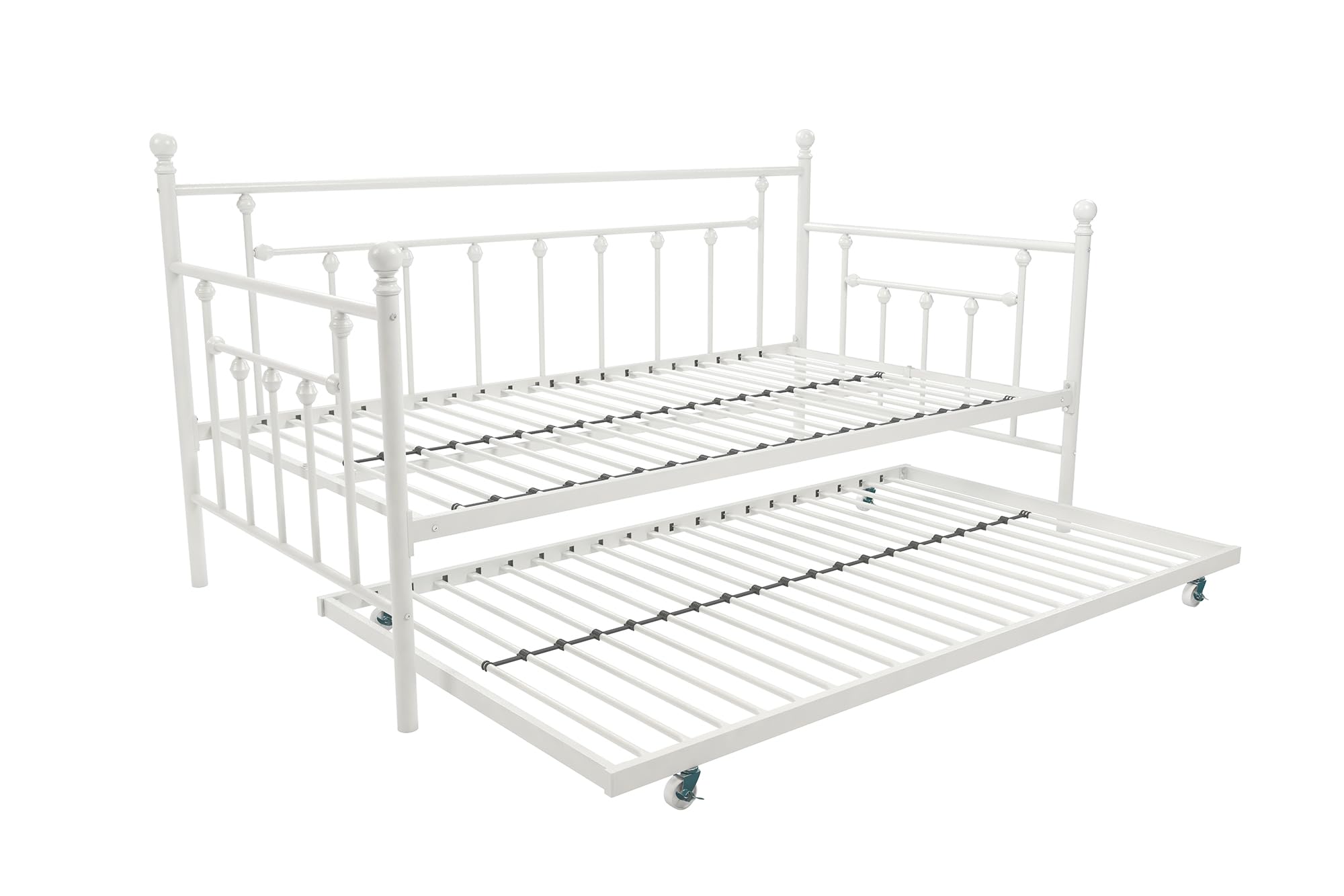 DHP Daybed, Metal, White, Twin