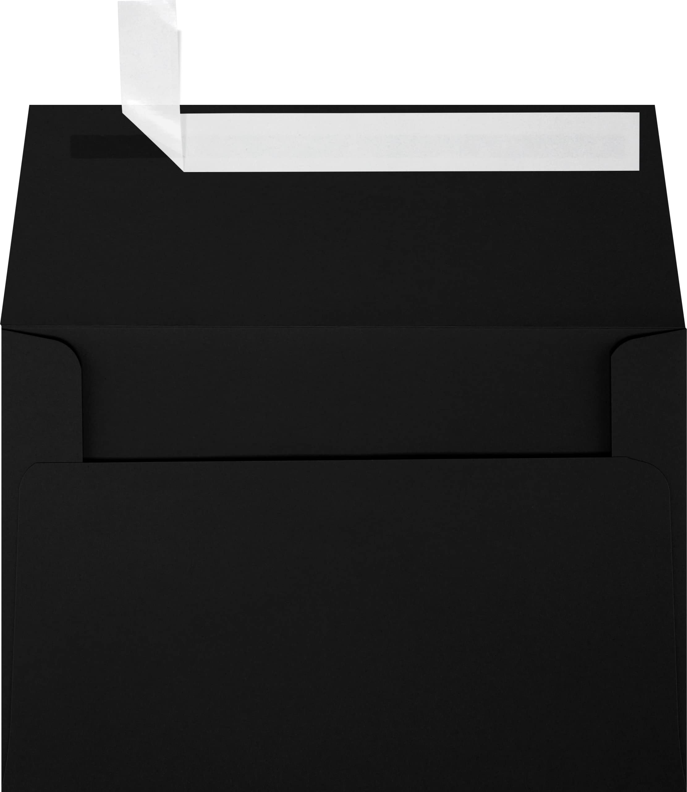 A4 Einladung Briefumschläge W/Abziehen und drücken (4 1/4 x 6 1/4) 250 Qty. schwarz - midnight black