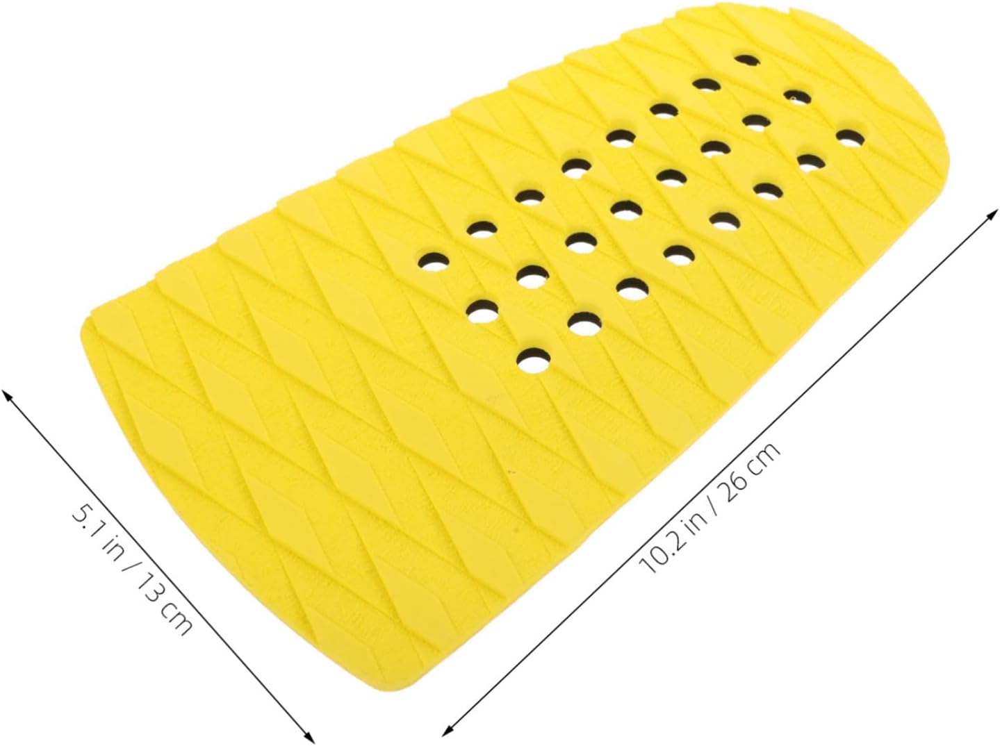 SUPVOX 1set Non- Surfboard Traction Pads Material Tail Grip Mats for Shortboards Fun Boards Lightweight Water-Resistant Surfboard Accessories Easy to Install Tail Pads