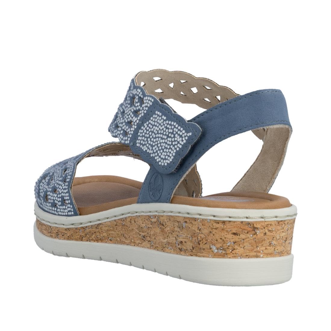 Rieker Damen V4150 Riemchen Sandalen