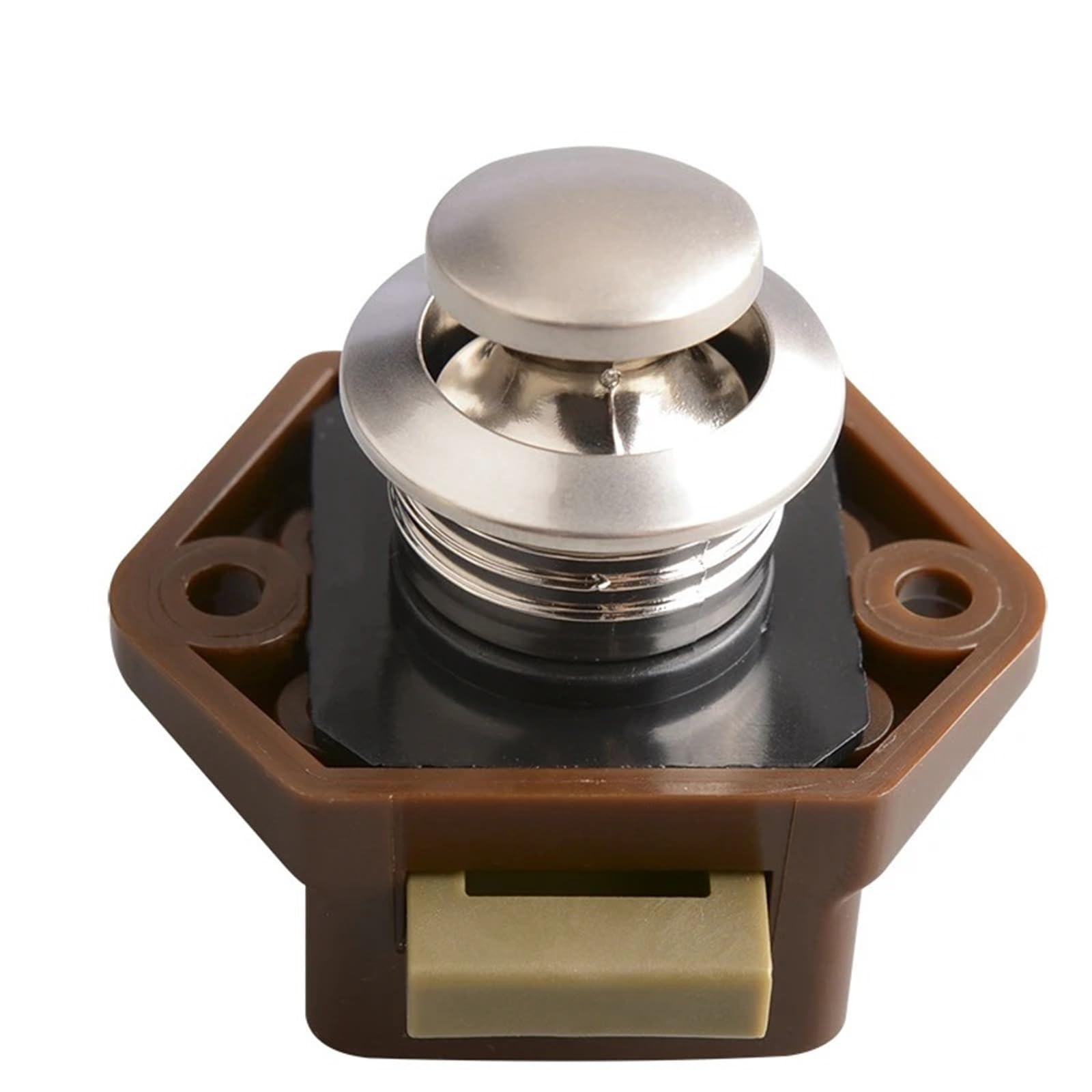 Serrure à pression plastique 20mm ZS01 or anti-ouverture de placard pour camping-car
