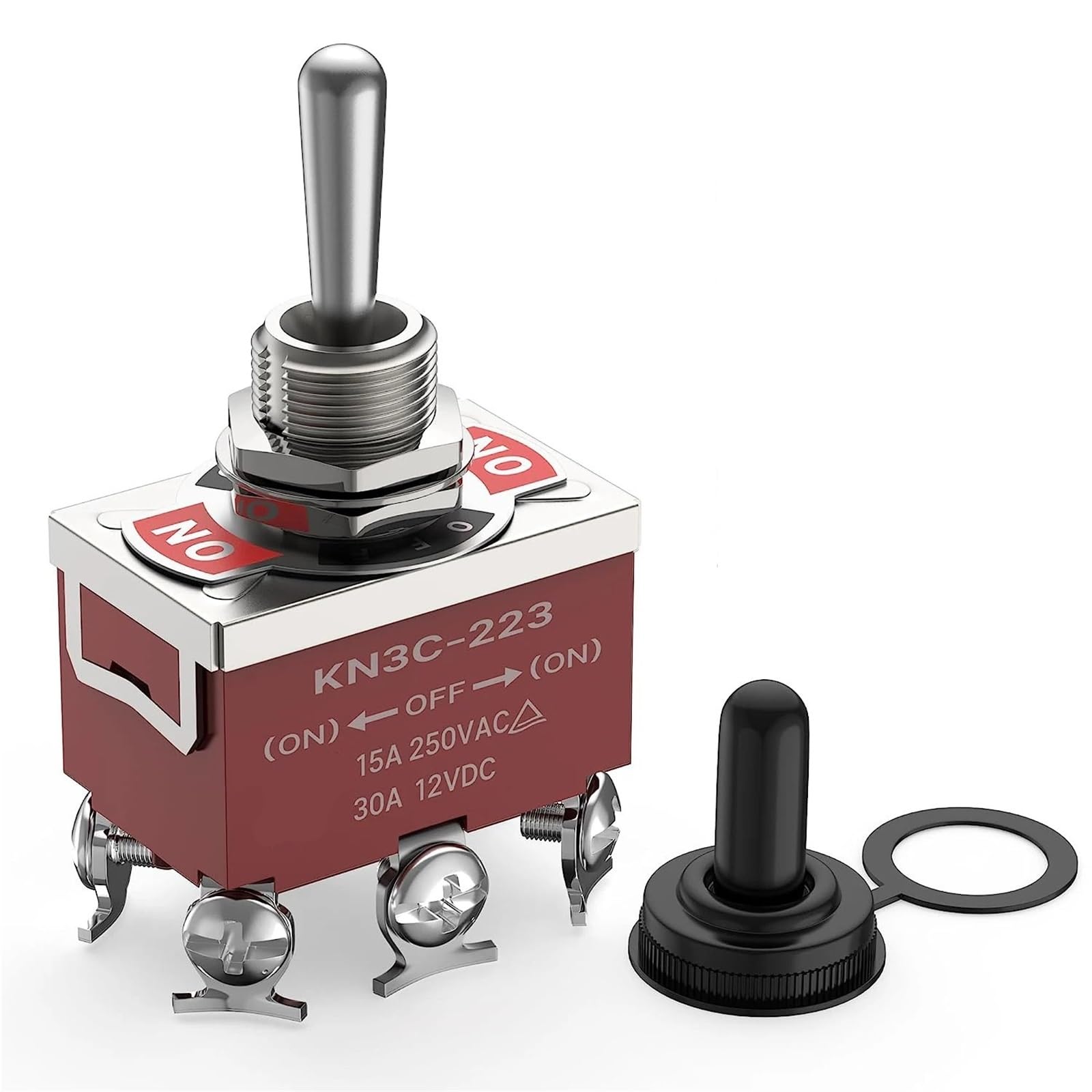 Interrupteur à bascule 12V CC 3 positions 6 broches pour automobile