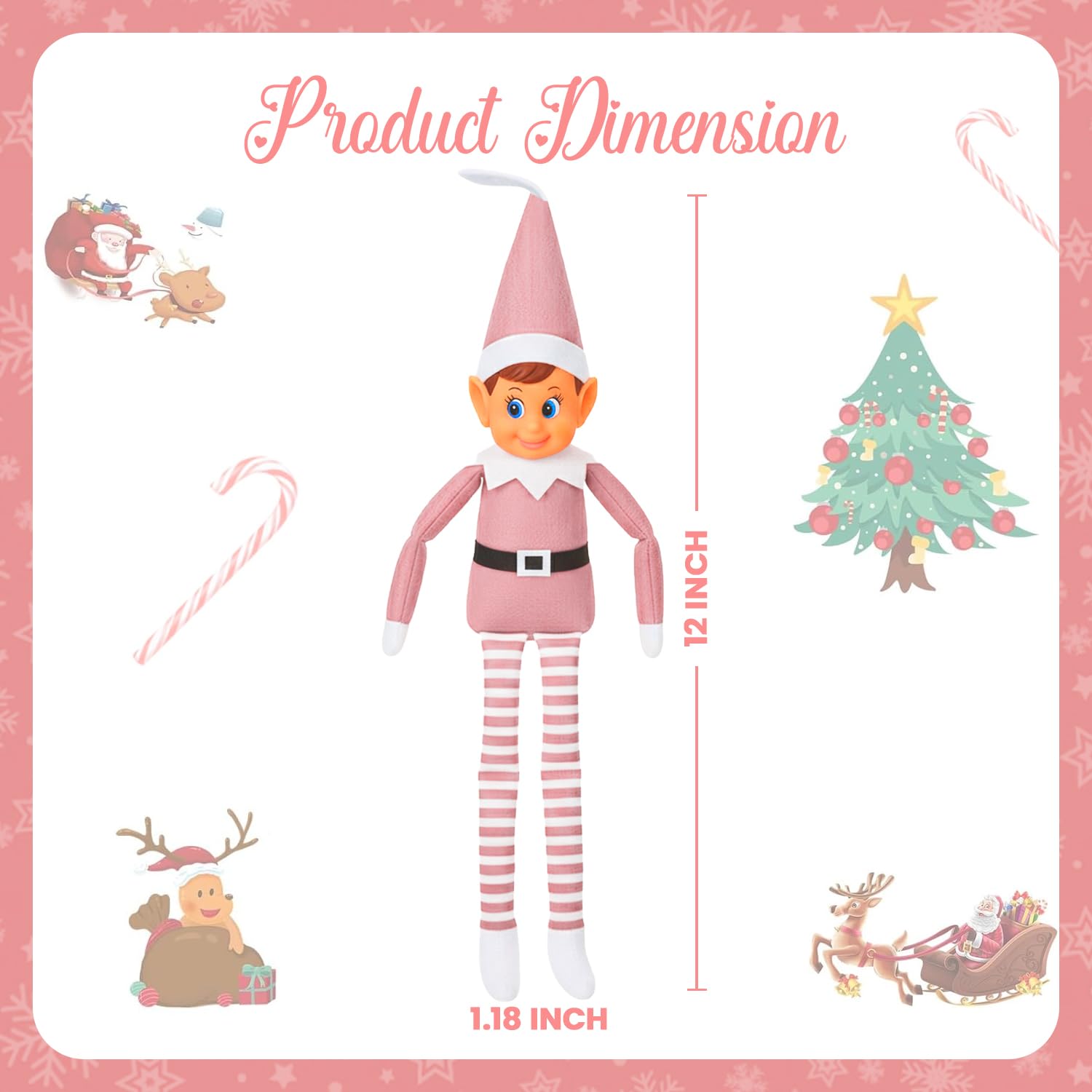 LEIGHT Elf Soft Vinyl with Hat and Tag - Image 2