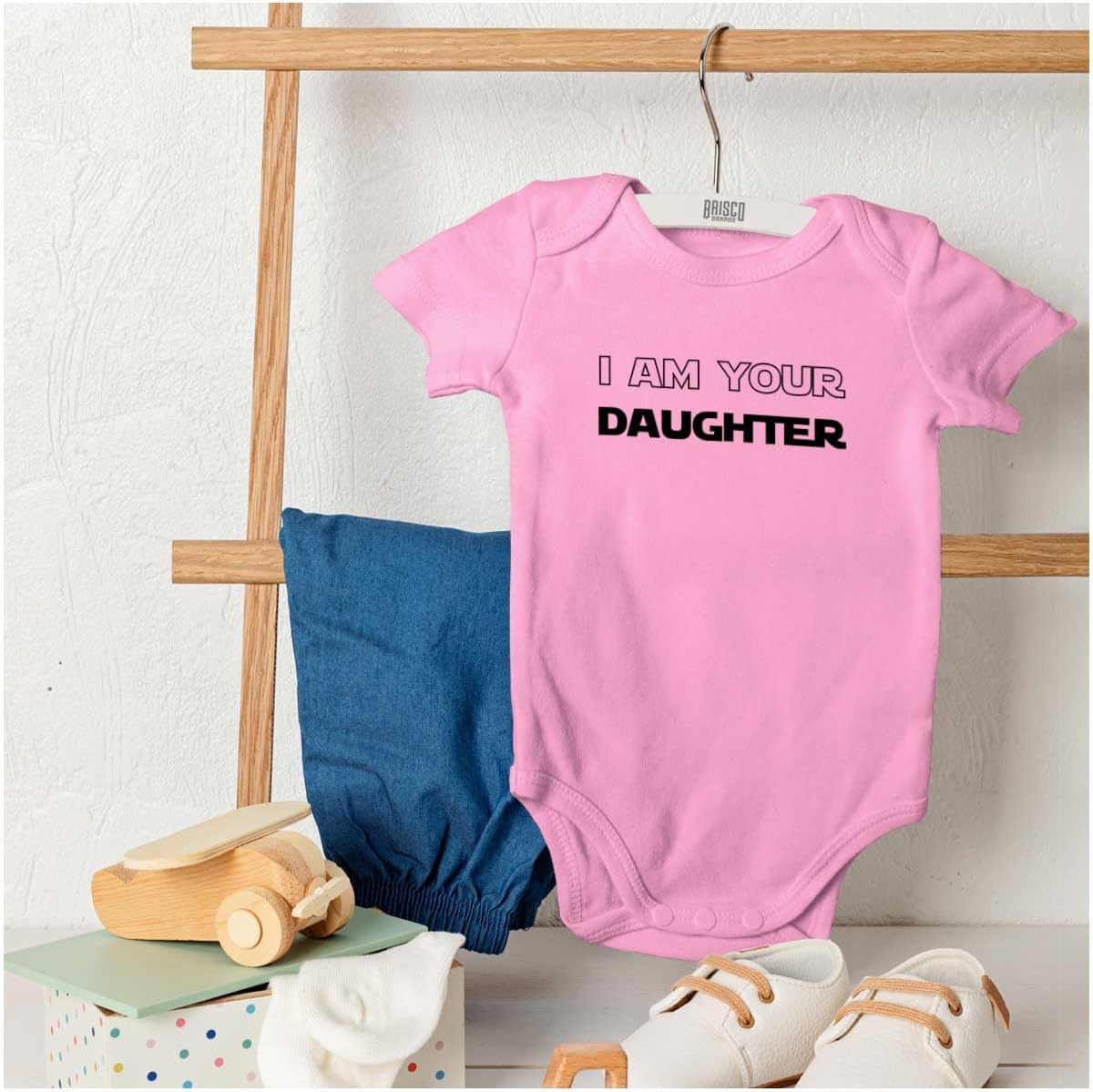 Brisco Brands Dark Lord I Am Your Daughter Galaxy Baby Bodysuit Jumper Girls