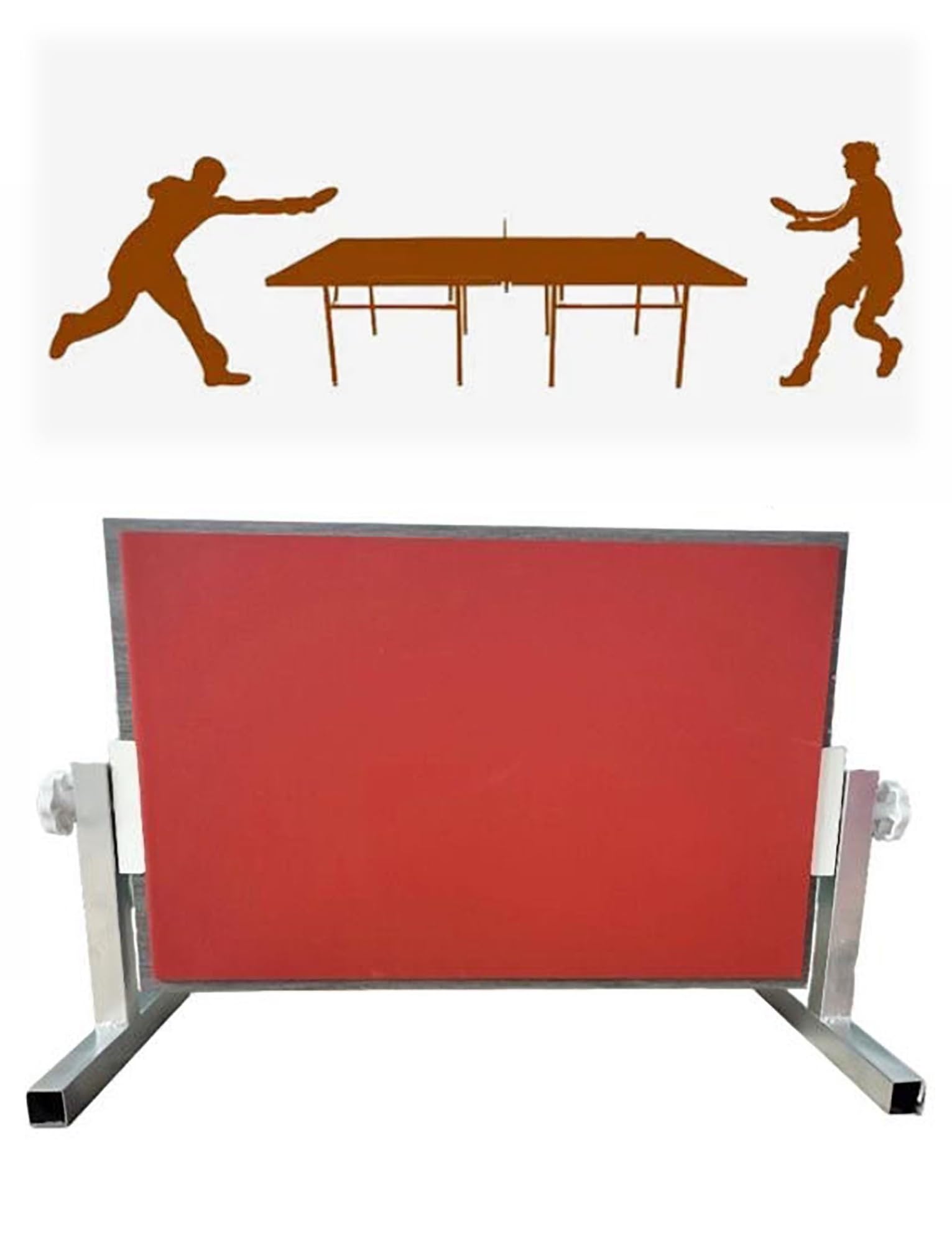 Tavola da ping pong portatile per allenamento da solo, attrezzatura per pratica di ping-pong per lo studio autonomo, allenatore di ritorno della palla da interno