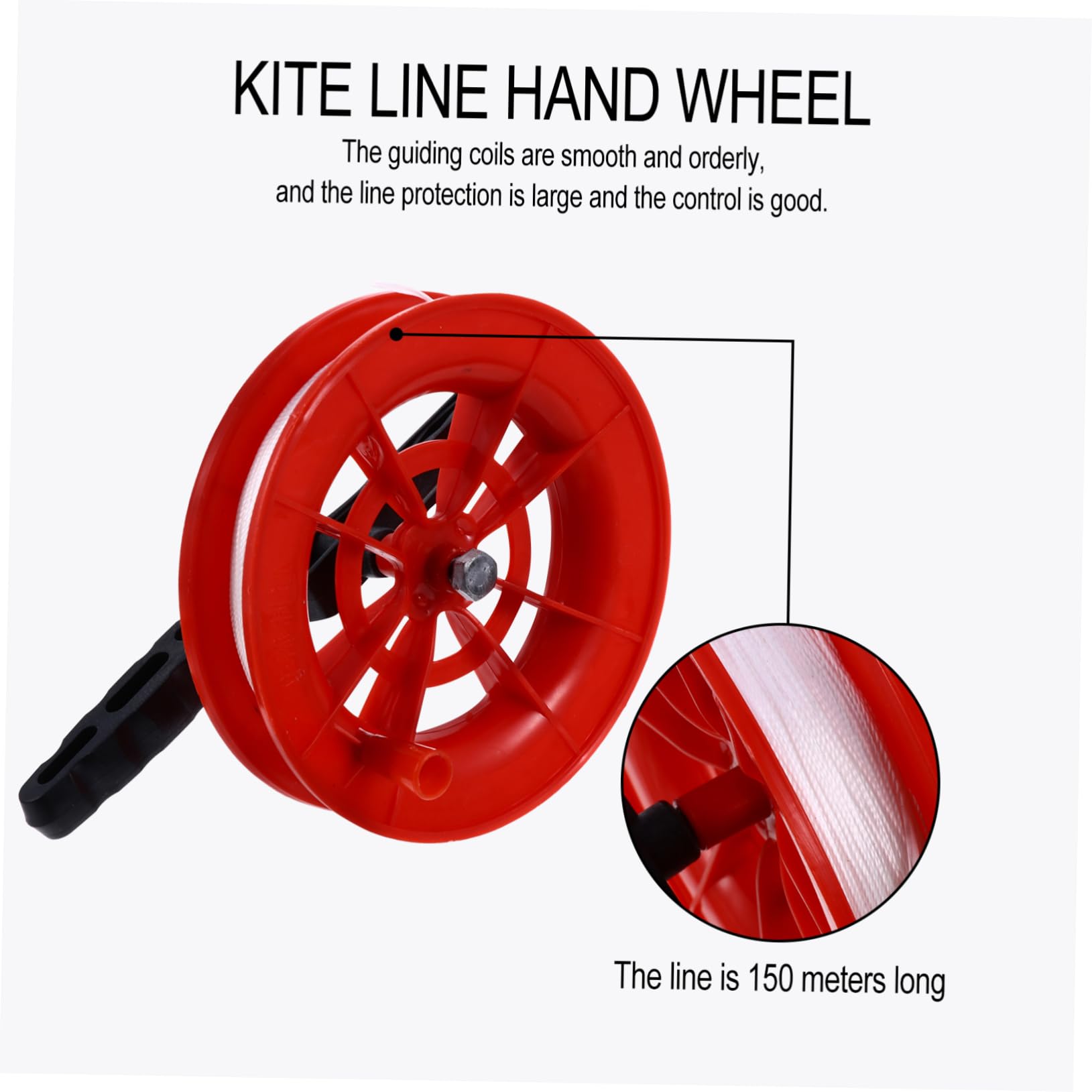 TOYANDONA Kite Flying Tools Hand Wheel Winder Grip for Boys and Girls and Adults