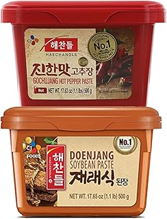 BOX OF LIFE CJ Red Pepper Chilli Paste (Gochujang) 500g & Soybean Paste ...