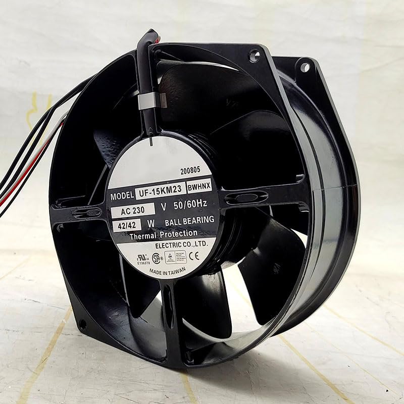UF-15KM23BWHNX 230V 42W 17251 17CM 172x150x51mm High Wind Capacity Cabinet Cooling Fan