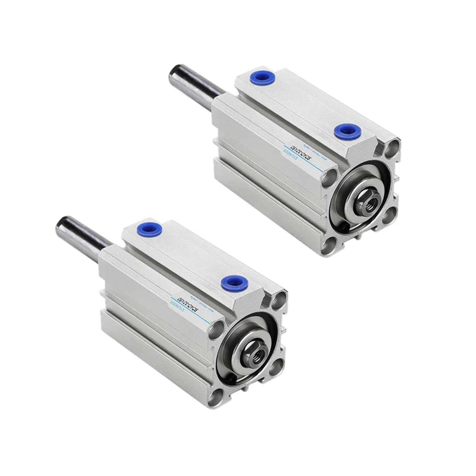Vérin pneumatique Compact SDAD20/25/35 mm, Double Effet, Course 10/15/20/25/30/35/40/50 mm, 1 pièce(Stroke 30mm,SDAD32 (Bore 32mm))