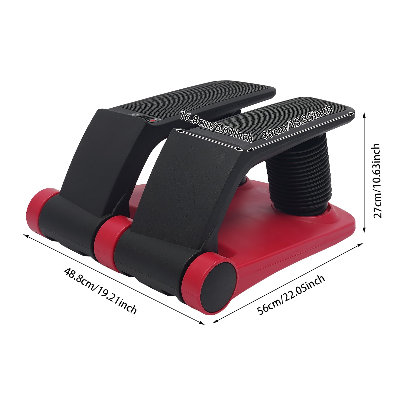 Mini stepper per esercizi, step per scale portatile con LCD