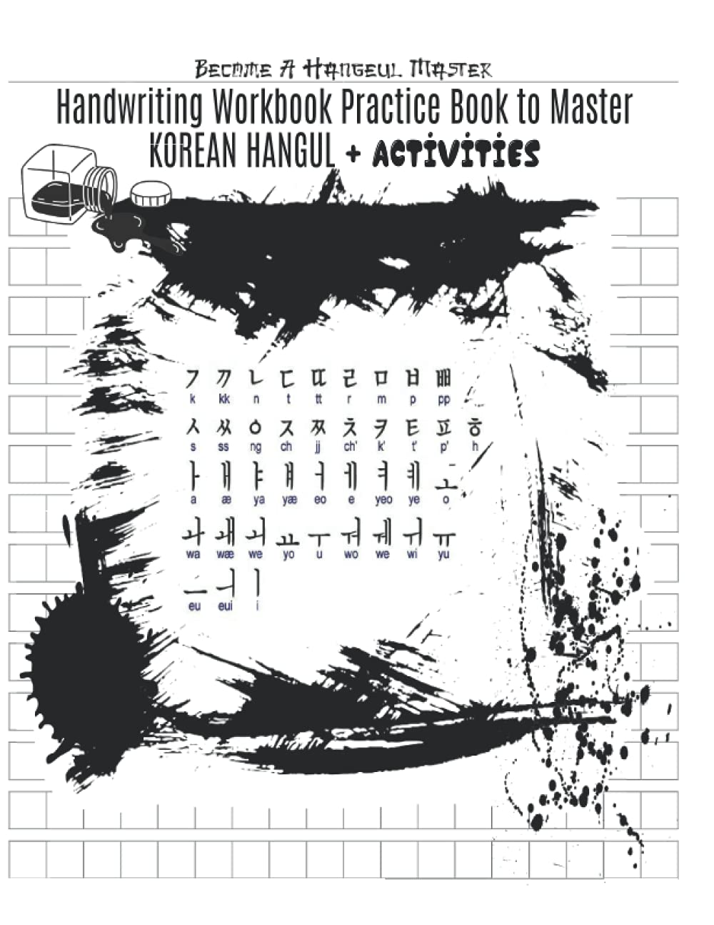 Buy Become A Hangeul Master Handwriting Workbook Practice Book to