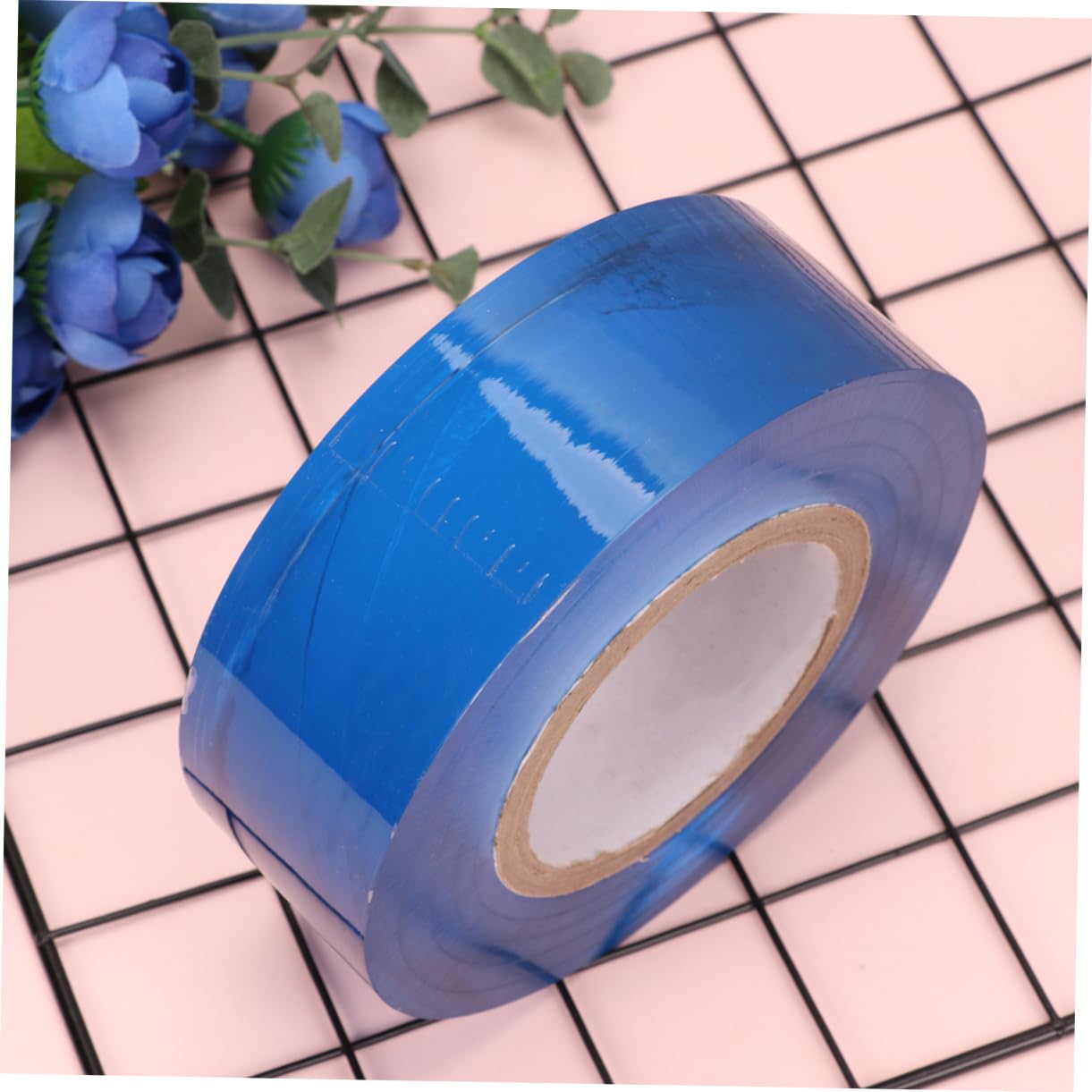 BCOATH Wrap for Moving Packing 200m Roll of Stretch Film 5cm Wide Blue Strong Load Retention Self-Adhesive Versatile Film