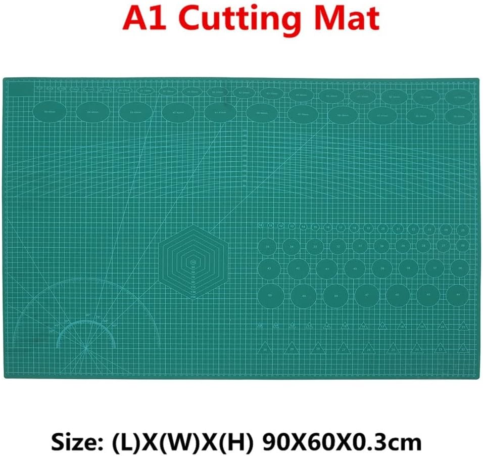 Craft Self Healing Rotary Cutting Mat Board Craft Quilting Grid Lines Printed Board Green Patchwork Tools Cutting Mat