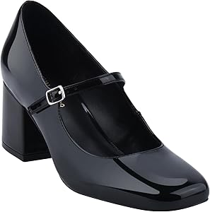 Amazon.com | JENN ARDOR Block Heels for Women Chunky Heel, Mary