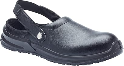 Blackrock Safety Clogs, Steel Toe Cap Crocs, Chef Crocs, Kitchen Clogs, Safety Shoes for Mens and Womens, Sandals - Size 9