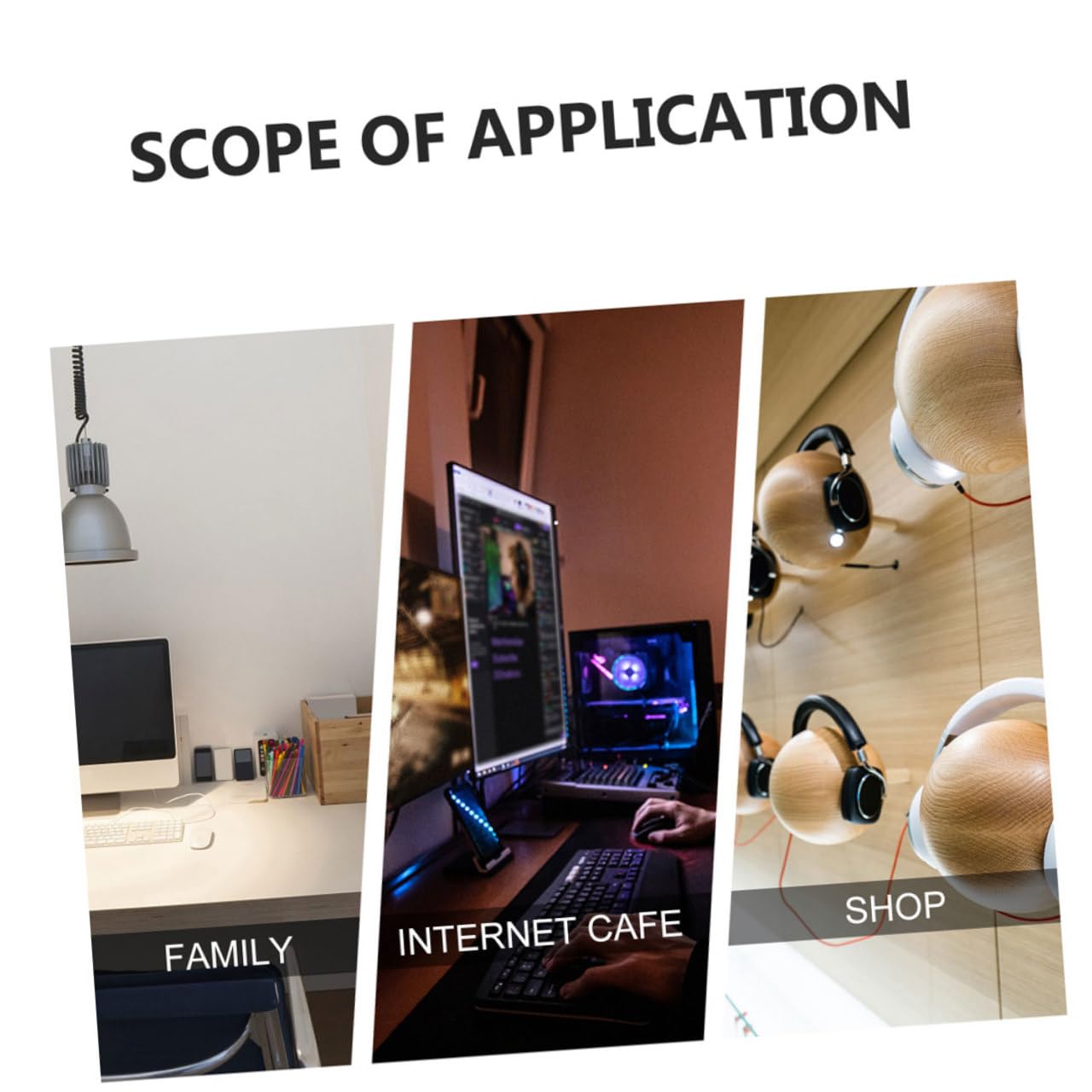 Uonlytech Supporto Per Cuffie Organizer Da Scrivania Per Cuffie Gaming e Auricolari Design Unico e Pratico Stabilità e Durabilità Eccellenti