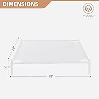 Vista 3 de STORAGE MANIAC Estante para Secar Suéteres, Estante de Secar Ropa de Malla, Estante de Secar Ropa de lavandería Apilable, Secador Plano