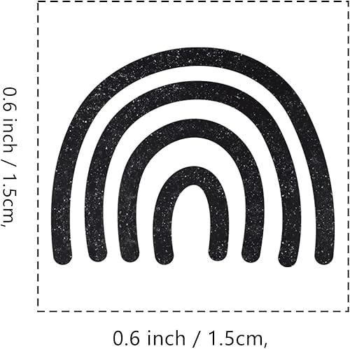 Miniatura 2 de Sello de goma Rainbow Boho, 35 pulgadas, pequeño mini sello para álbumes de recortes, planificación de tarjetas