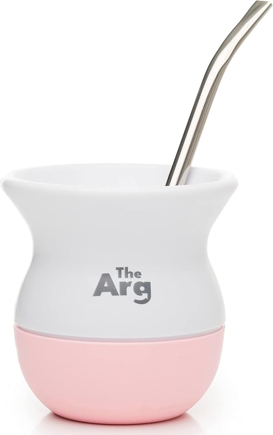 | Yerba Mate Plastic Gourd Cup with Stainless Steel Straw | Self-Clean Modern Plastic Gourd Design - Yerba Mate Cup and Bombilla Set from Argentina