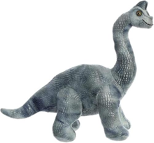 Miniatura 2 de Aurora Animal de peluche de Diplodocus de Dinos y Dragones Ferocious - Diversión prehistórica - Compañeros de peluche - Gris 13 pulgadas