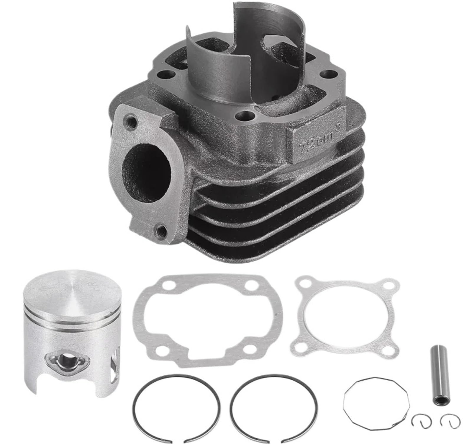 Kit di sovralesaggio per moto Kit di modifica Per JOG 50cc Per Zuma Vino Scooter Minarelli 1E40QMB 70cc Cilindro Big Bore Kit Pistone Spille