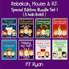 Rebekah, Mouse, & RJ Audiolibro Por PJ Ryan arte de portada