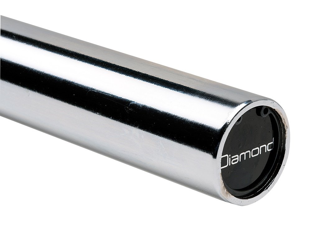 JK Fitness Bilanciere Olimpionico 180 cm Diamond,Unisex,Grigio,Unica