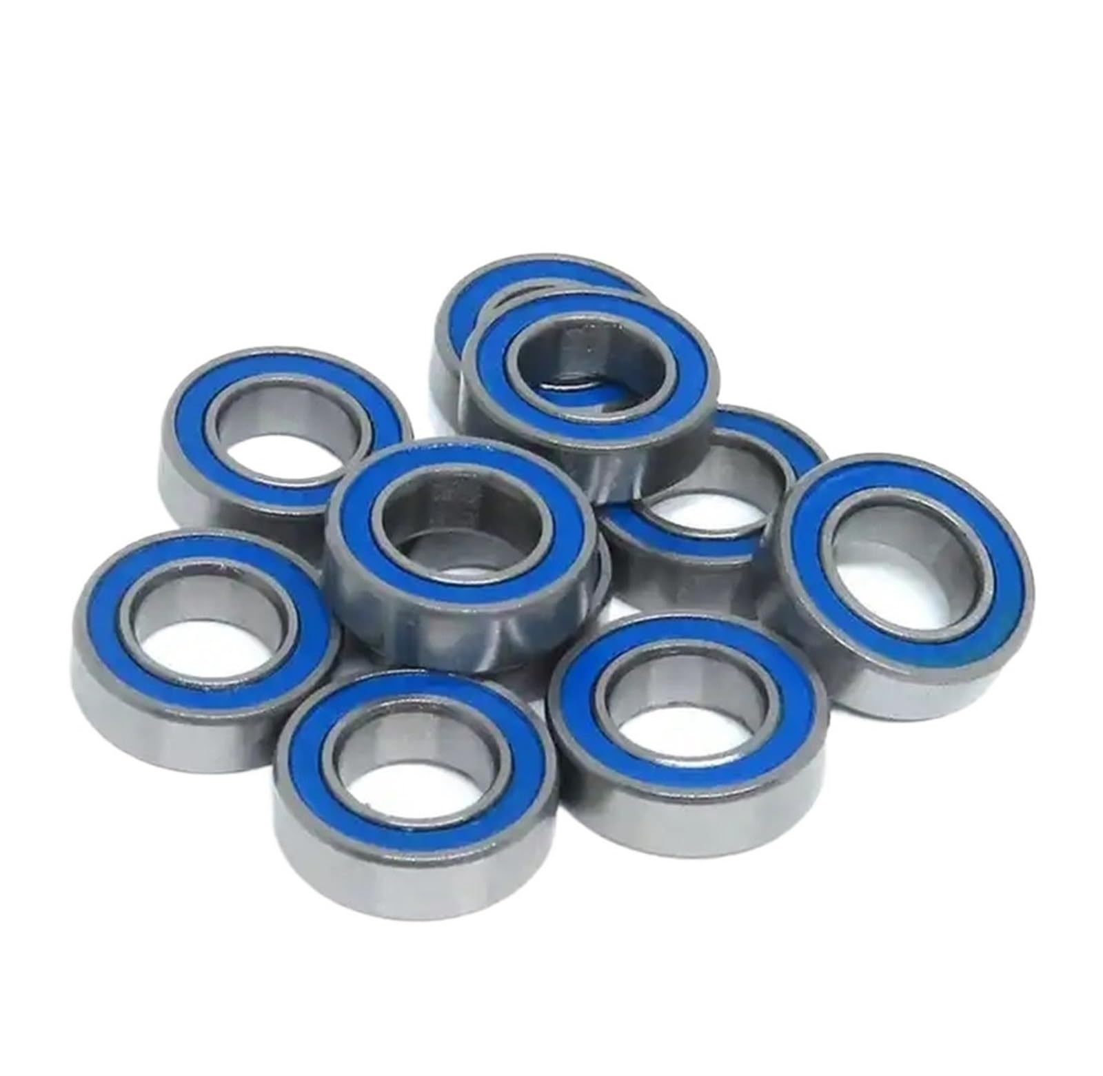 HYUJNAFZR Bimetal Seal Shield Micro deep Groove Bearing 10pcs 6700-2RS 10x15x4mm ABEC-3 Electric Ball Bearings Blue Sealed